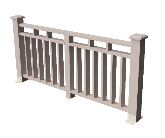 Ограждения декоративное ДПК GRINDERDECO Европа выбеленый дуб купить в Пыть-Яхе