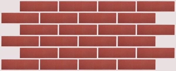 Гибкая клинкерная плитка СТ-01 Красный (сборная) купить в Пыть-Яхе