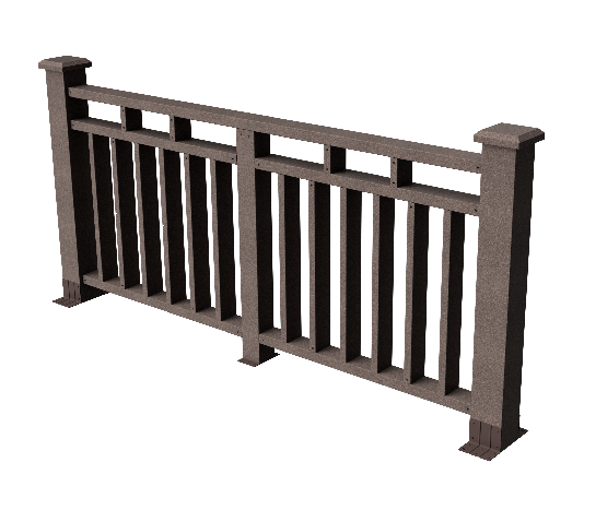 Ограждения декоративное ДПК GRINDERDECO Европа венге купить в Пыть-Яхе