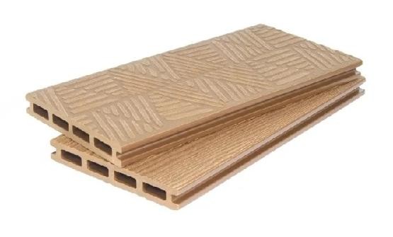 Террасная доска ДПК POLIVAN GROUP 3D+3D NEW пустотелая двухсторонняя DENPASAR Песочный купить в Пыть-Яхе