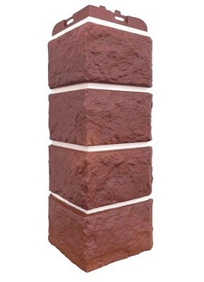 Угол наружный Grand Line Колотый Камень Корица, Шов белый купить в Пыть-Яхе