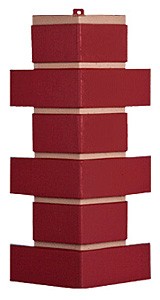 Угол T-Сайдинг - Кирпич Модерн Красный купить в Пыть-Яхе