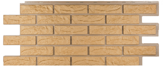 Фасадная панель Техоснастка, Лондон Брик, Бежевый купить в Пыть-Яхе