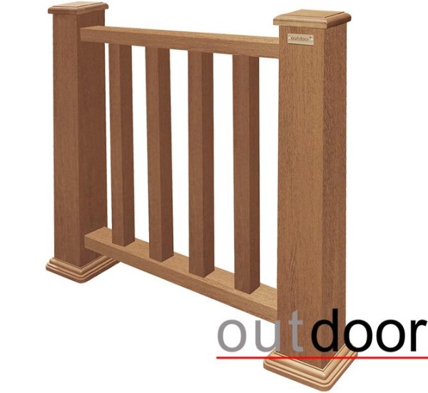 Ограждение из ДПК Outdoor Классик 3D STORM дуб купить в Пыть-Яхе