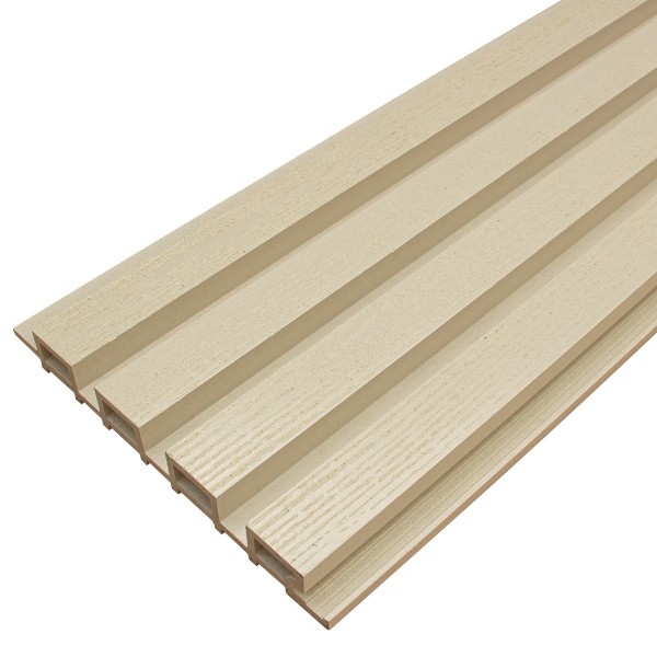 Фасадная доска из ДПК Faynag Wood Рейка Слоновая кость купить в Пыть-Яхе