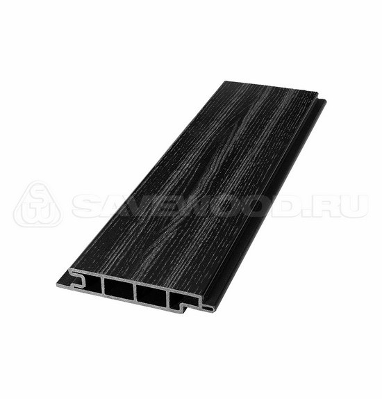 Террасная доска из ДПК SW Padus радиальный распил «SaveWood» чёрный купить в Пыть-Яхе