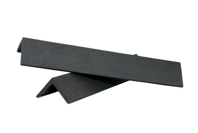 Уголок ДПК завершающий шлифованный SINGARAJA чёрный