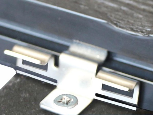 Кляймер промежуточный KRONEX № 7 для каркаса из металлопрофиля и лаги ДПК (упак100 шт) купить в Пыть-Яхе