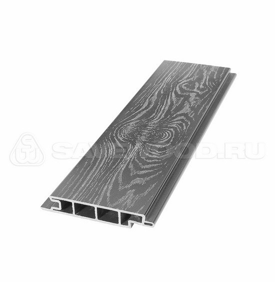 Террасная доска из ДПК SW Padus тангенциальный распил «SaveWood» пепельный купить в Пыть-Яхе