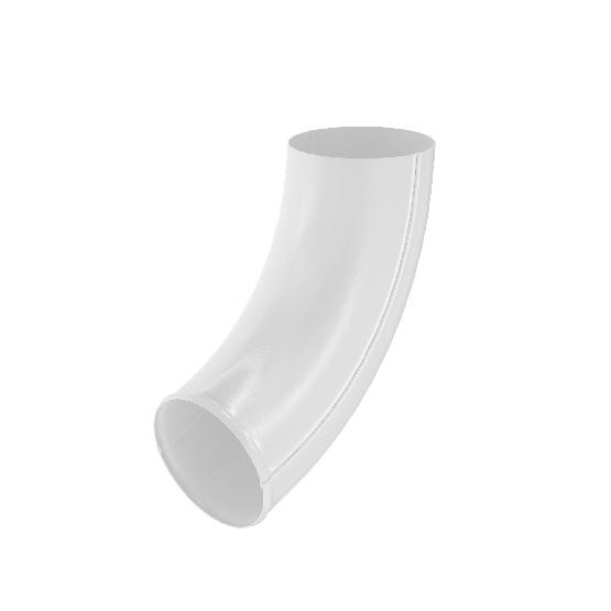 Водосток Aquasistem, система 125x90 - Отвод трубы RAL 9003 Белый купить в Пыть-Яхе