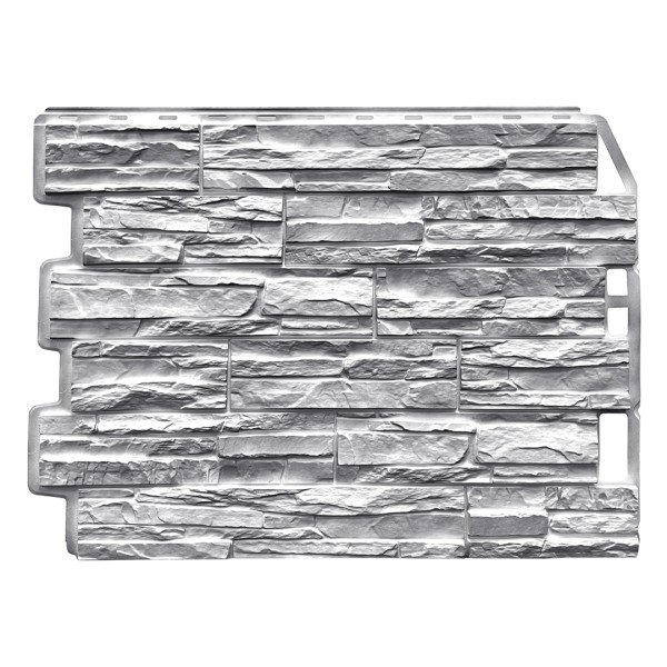 Фасадная панель FineBer, Скол - Светло-серый купить в Пыть-Яхе