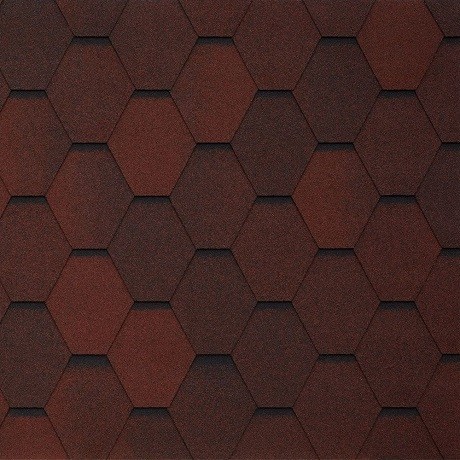Гибкая черепица Tegola VENETO amarone 410 купить в Пыть-Яхе