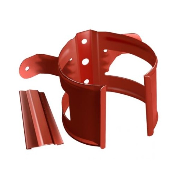 Водосток Grand Line 125x90 – Хомут трубы (на дерево) RAL 8004 купить в Пыть-Яхе