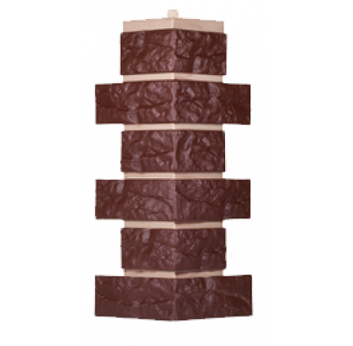 Угол T-Сайдинг-Кирпич Лондон Брик Коричневый купить в Пыть-Яхе