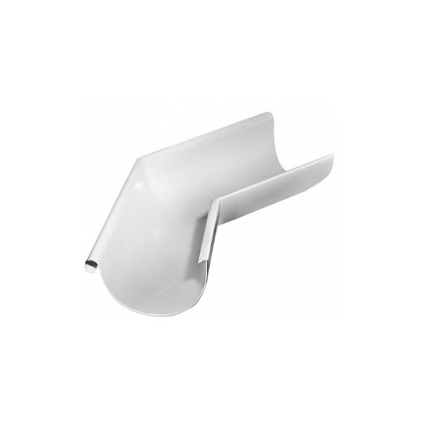 Водосток Grand Line 125x90 – Угол наружный 135° RAL 9003 купить в Пыть-Яхе