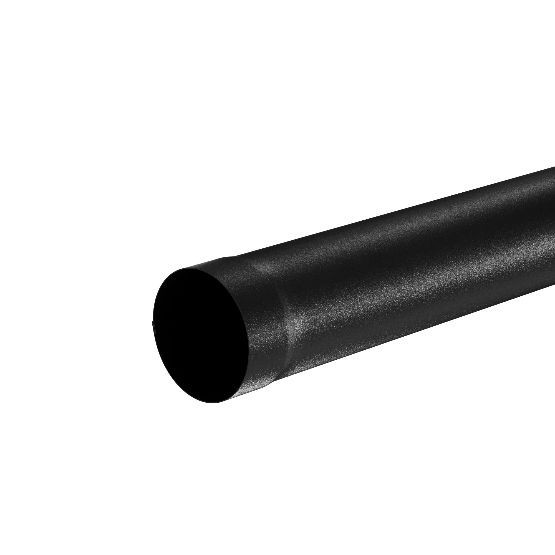 Водосток Aquasistem, система 125x90 - Труба водосточная 3.00м RAL 9005 Чёрный купить в Пыть-Яхе