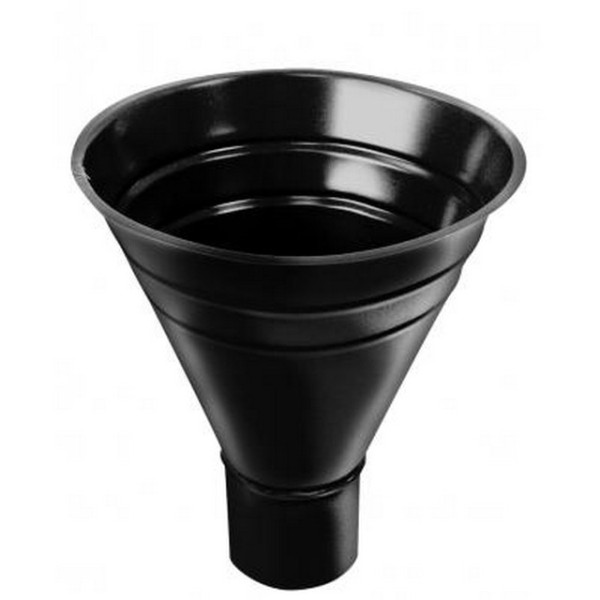 Водосток Grand Line 125x90 –  Воронка водосборная RAL 9005 купить в Пыть-Яхе