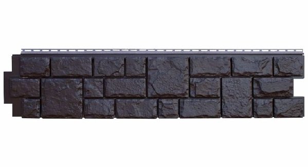 Фасадная панель GL "Я-Фасад" Екатерининский камень, уголь купить в Пыть-Яхе