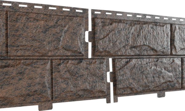 Фасадная панель Ю-Пласт Стоун-хаус камень жженый (двойной замок) купить в Пыть-Яхе