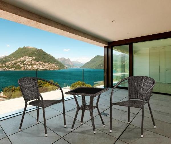 Комплект плетеной мебели AFINA из иск. ротанга T25A/Y137C-W53 Brown 2Pcs купить в Пыть-Яхе