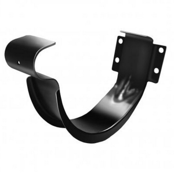 Водосток Grand Line 125x90 – Держатель желоба RAL 9005 купить в Пыть-Яхе