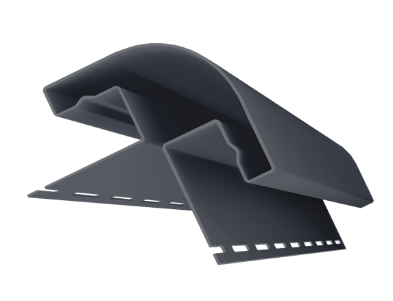 Угол наружный радиусный Графит купить в Пыть-Яхе