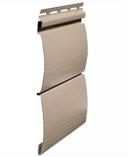 Виниловый сайдинг fineber (файнбер) - серия blockhouse (блокхаус) "бревно", сандал купить в Пыть-Яхе