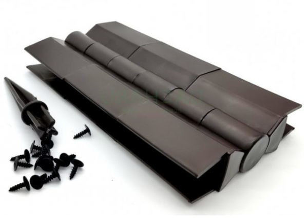 Угловой (стыковочный) шарнир для грядкок ДПК 225мм чёрный купить в Пыть-Яхе