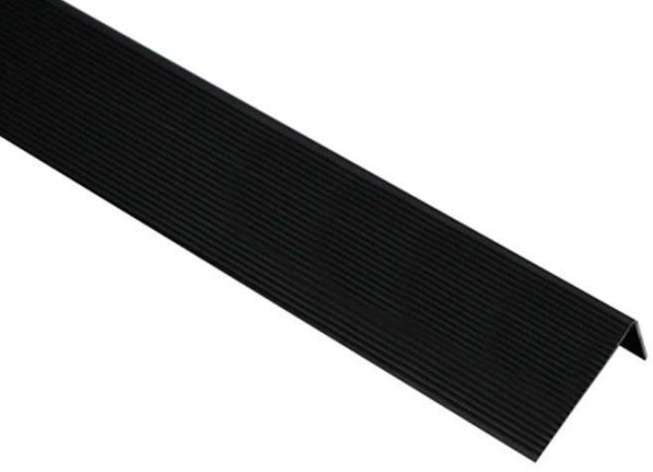 Угол завершающий алюминиевый KRONEX 51,5x30x3000 мм. черный купить в Пыть-Яхе