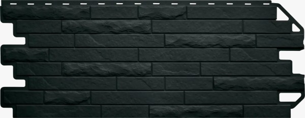 Фасадная панель Цокольный сайдинг Альта-профиль Кирпич-Антик ЭКО Графит купить в Пыть-Яхе
