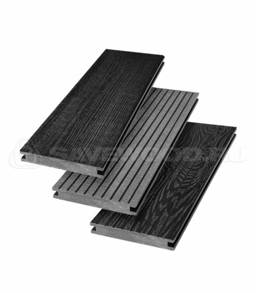 Террасная доска SW Fraxinus (R) полнотелая «SaveWood» Черный купить в Пыть-Яхе