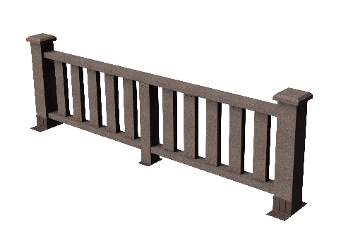 Ограждения декоративное ДПК GRINDERDECO Эрес венге купить в Пыть-Яхе