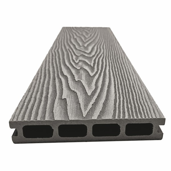 Террасная доская ДПК NanoWood Double 3D Серый купить в Пыть-Яхе