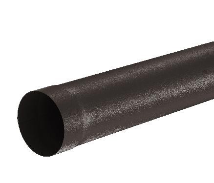 Водосток Aquasistem, Система 125x90 - Труба водосточная 3.00м RR 32 Тёмно-коричневый matt купить в Пыть-Яхе