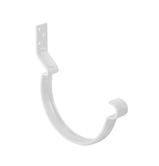 Водосток Aquasistem, система 125x90 - Крюк крепления желоба короткий RR 20 Белый купить в Пыть-Яхе