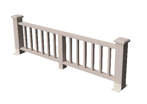 Ограждения декоративное ДПК GRINDERDECO Троя выбеленный дуб купить в Пыть-Яхе