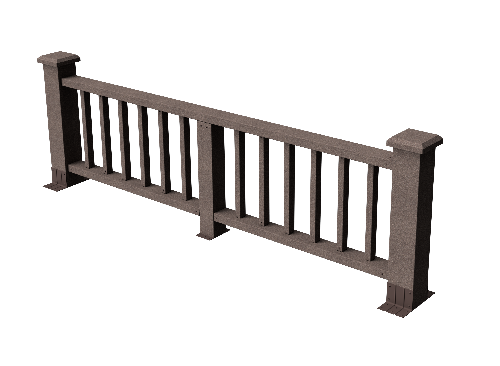 Ограждения декоративное ДПК GRINDERDECO Троя венге купить в Пыть-Яхе