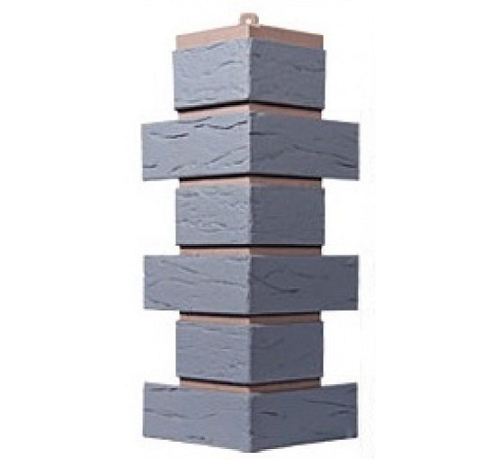 Угол T-Сайдинг-Кирпич Саман Серый купить в Пыть-Яхе