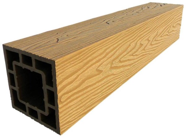 Столб опорный ДПК 3D GardenParkett фактура дерева Бук купить в Пыть-Яхе