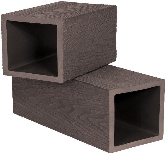 Столб опорный Polivan SINGARAJA 3D фактура дерева, темно-коричневый купить в Пыть-Яхе