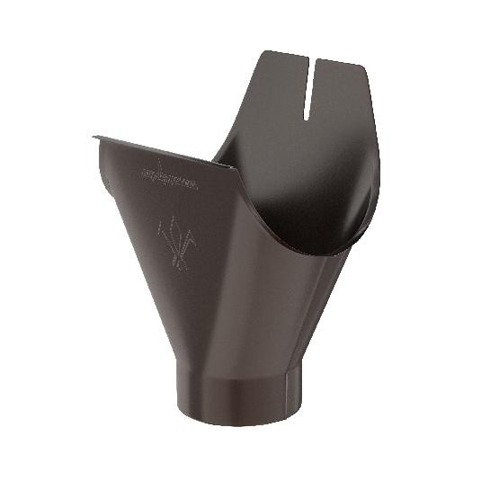 Водосток Aquasistem, система 150/100 - Воронка желоба RR 32 Тёмно Коричневый купить в Пыть-Яхе