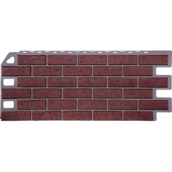 Фасадная панель FineBer, Кирпич, Красный купить в Пыть-Яхе
