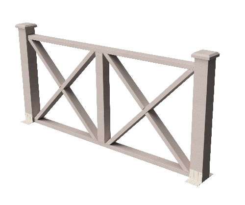 Ограждения декоративное ДПК GRINDERDECO Тауэр выбеленый дуб купить в Пыть-Яхе