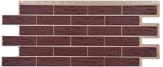 Фасадная панель T-Сайдинг-Кирпич Саман Коричневый купить в Пыть-Яхе