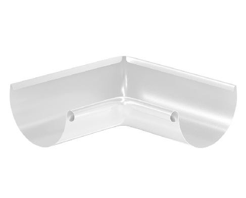 Водосток Aquasistem, система 150/100 - Угол желоба, внутренний 90° RAL 9003 Белый купить в Пыть-Яхе