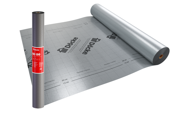 Пароизоляционная пленка Docke, BD 80 (повышенной прочности) купить в Пыть-Яхе