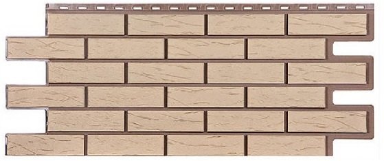 Фасадная панель T-Сайдинг-Кирпич Саман Желтый купить в Пыть-Яхе