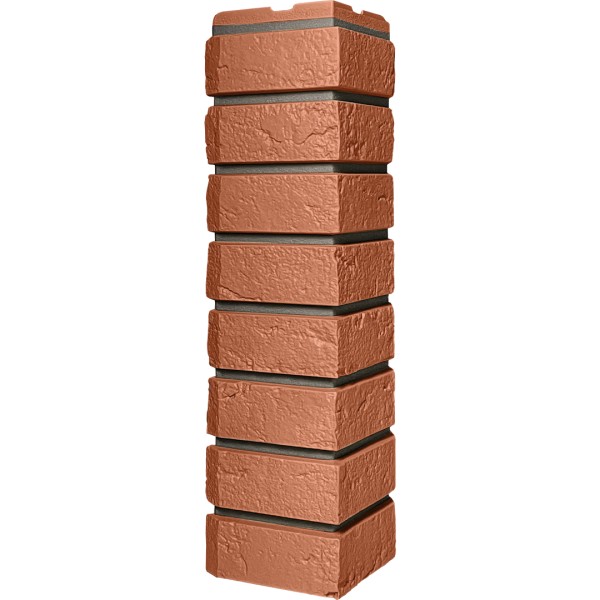 Угол наружный ДАЧНЫЙ Серия Баварский кирпич Терракотовый купить в Пыть-Яхе