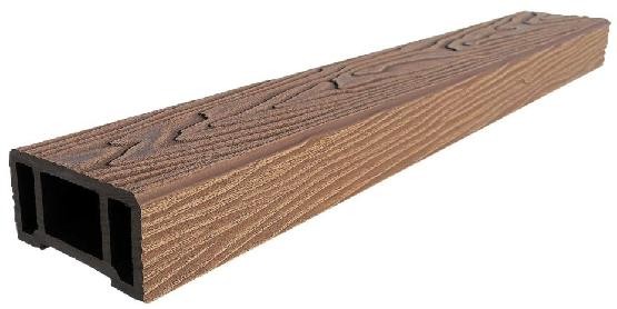 Перила ДПК 3D GardenParkett фактура дерева Светло-коричневый купить в Пыть-Яхе