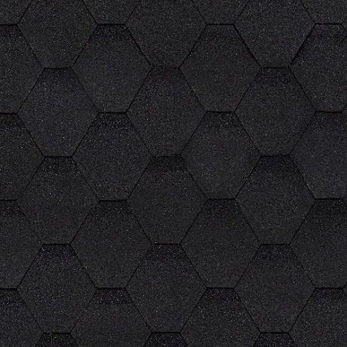 Гибкая черепица Shinglas, коллекция Оптима – Чёрный купить в Пыть-Яхе